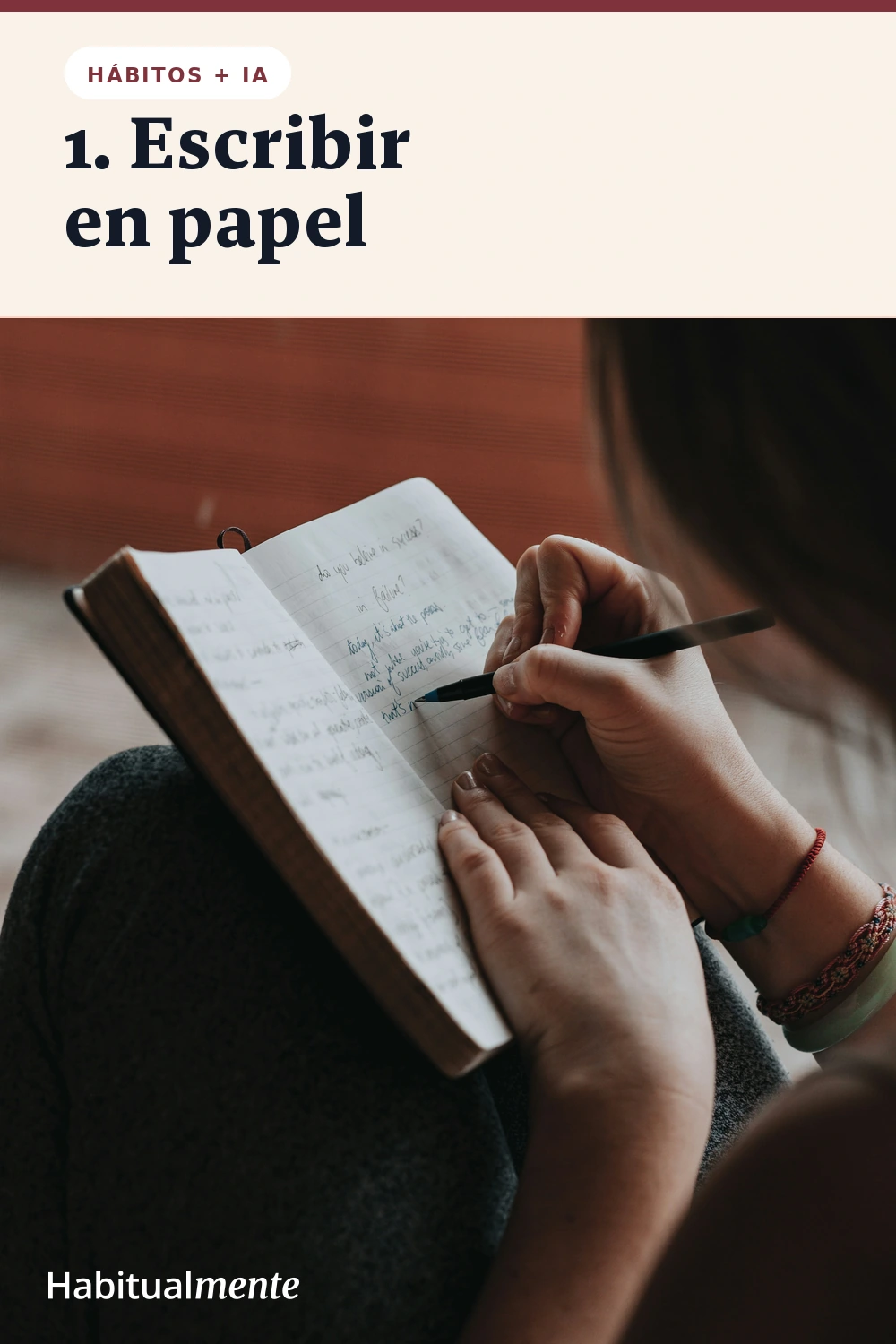 Escribir en papel