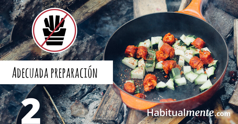 adecuada preparación culinaria