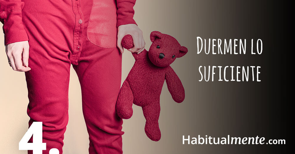 duermen lo suficiente