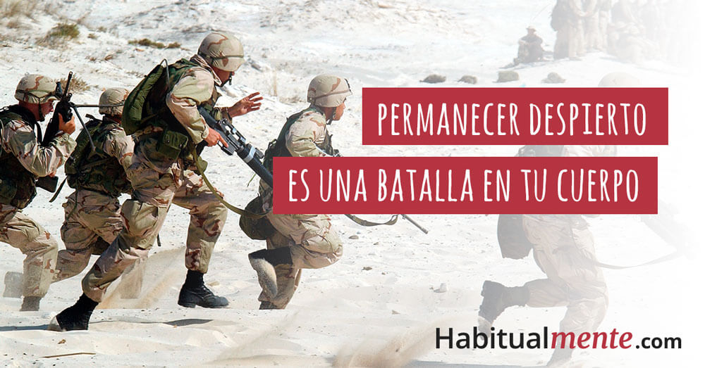 Permanecer despierto es una batalla en tu cuerpo