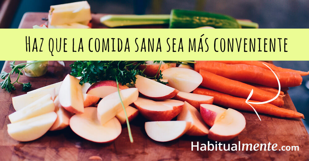 haz que la comida sana sea mas conveniente