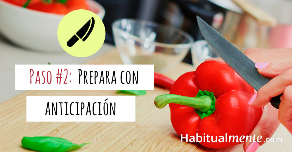 paso 2 prepara con anticipación